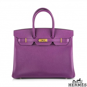 Hermés Birkin 35 Anemone Epsom GHW Hermés Birkin 35 Anemone Epsom GHW